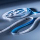 Tira LED 5 mts Flexible 24V 50W COB IP67 Azul, Serie Profesional
